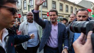 El líder del partido ultraderechista Chega, André Ventura, en un acto en 2024.