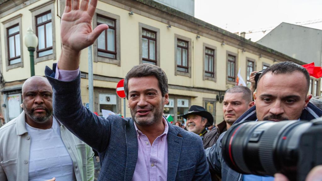El líder del partido ultraderechista Chega, André Ventura, en un acto en 2024.