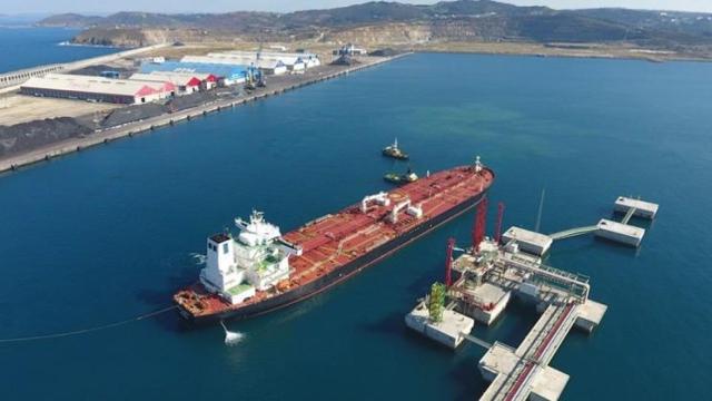 Puerto exterior de A Coruña.
