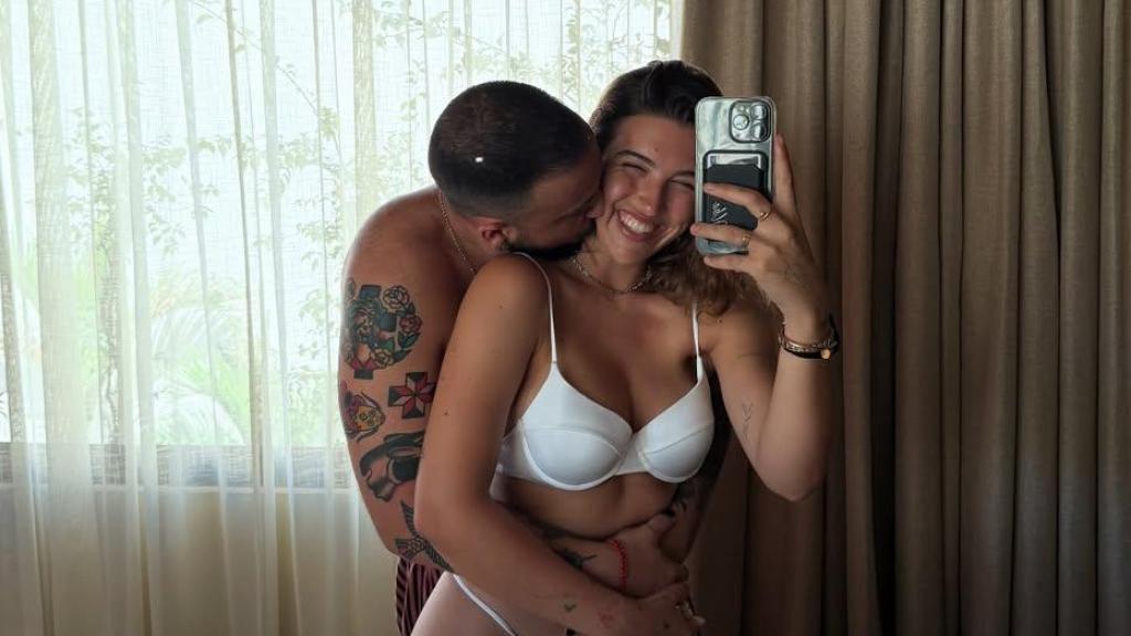 Alba Díaz y Marcos Terrones disfrutando de su viaje a Bali.