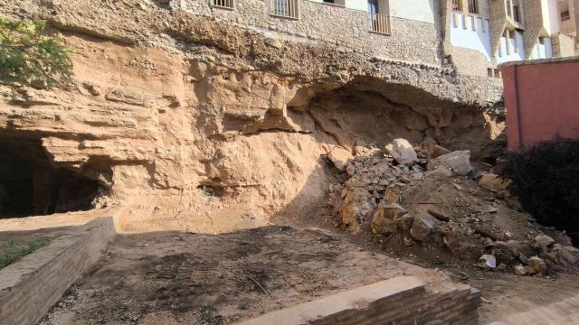 Las emblemáticas Casas Colgadas de Tarazona comienzan las obras.
