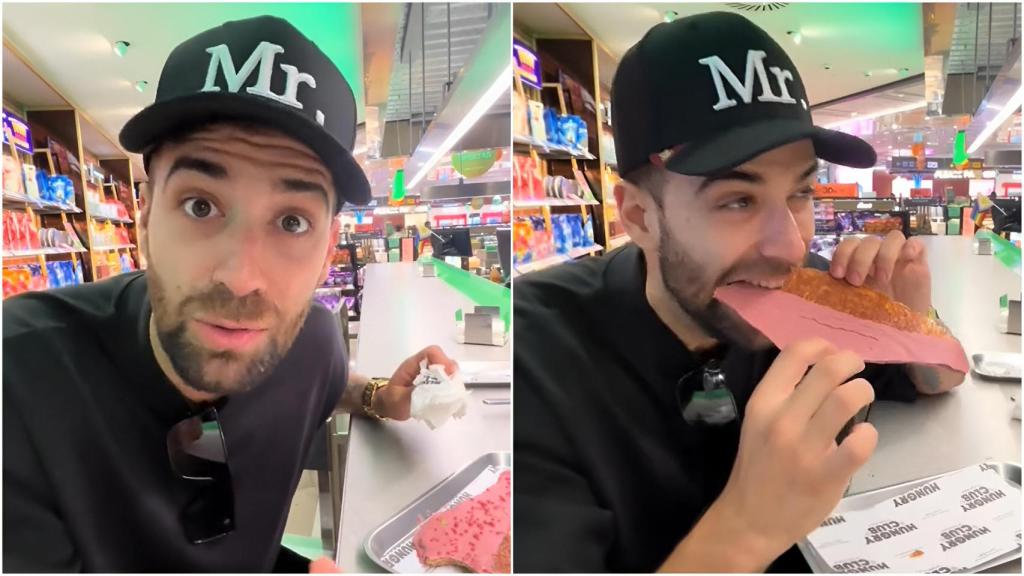 Pedro Blanco en su TikTok sobre el croissant de Dabiz Muñoz.