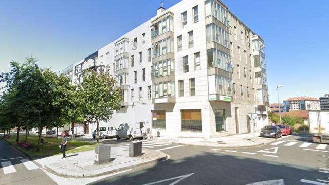 Cruce entre la rúa María Casares y la avenida da Liberdade en Santiago de Compostela.