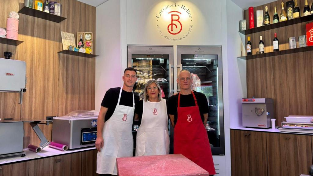 Eduardo Belloc, Rosa María Bailó y Carlos Belloc