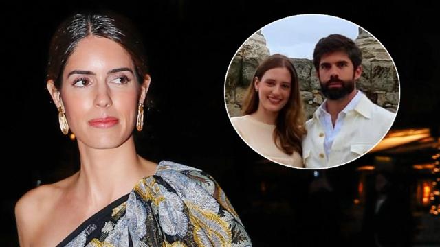 Sofía Palazuelo junto a su hermano Fernando y la que está llamada a ser su cuñada, en un fotomontaje de EL ESPAÑOL.