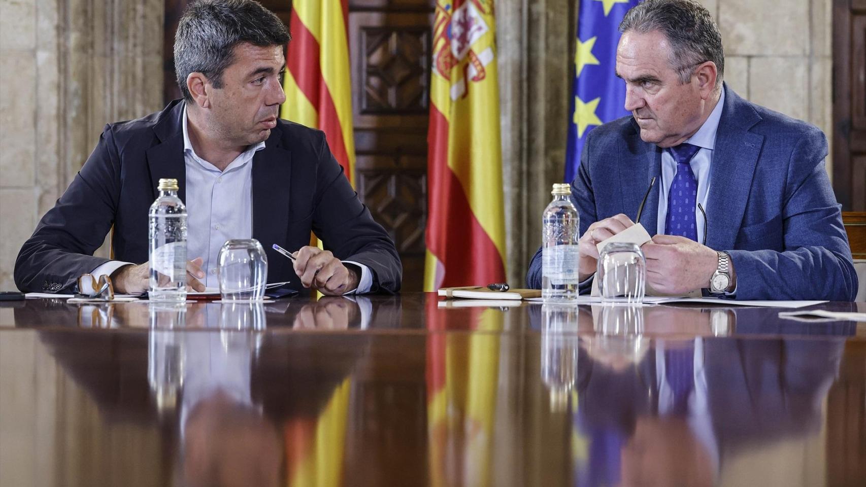 Carlos Mazón y Francisco José Gan Pampols. Rober Solsona / Europa Press