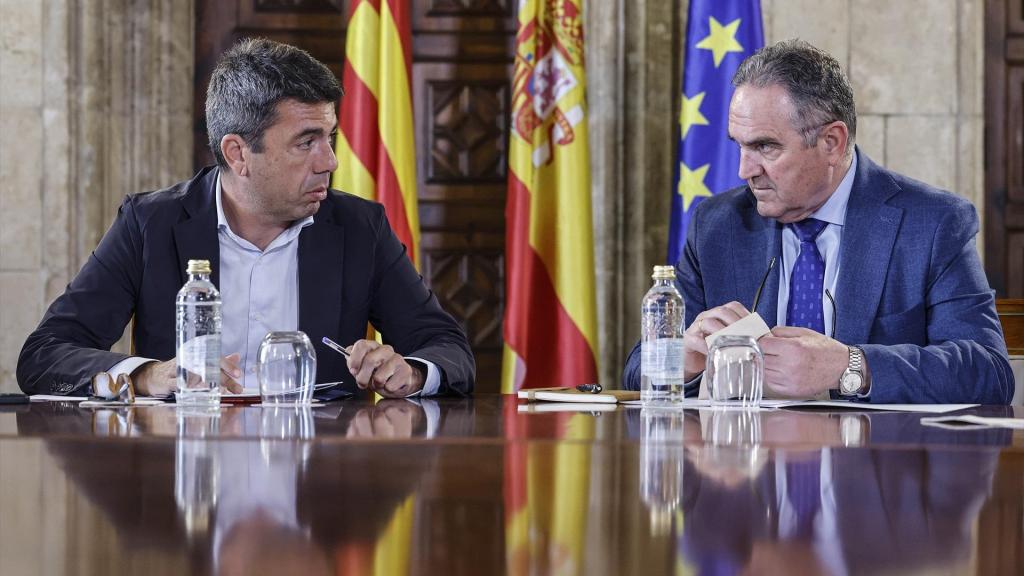 Carlos Mazón y Francisco José Gan Pampols. Rober Solsona / Europa Press