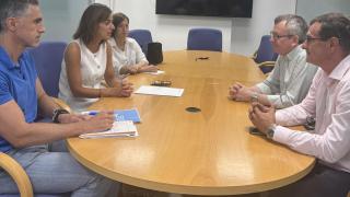 Reunión de la xunta con Fegataxi