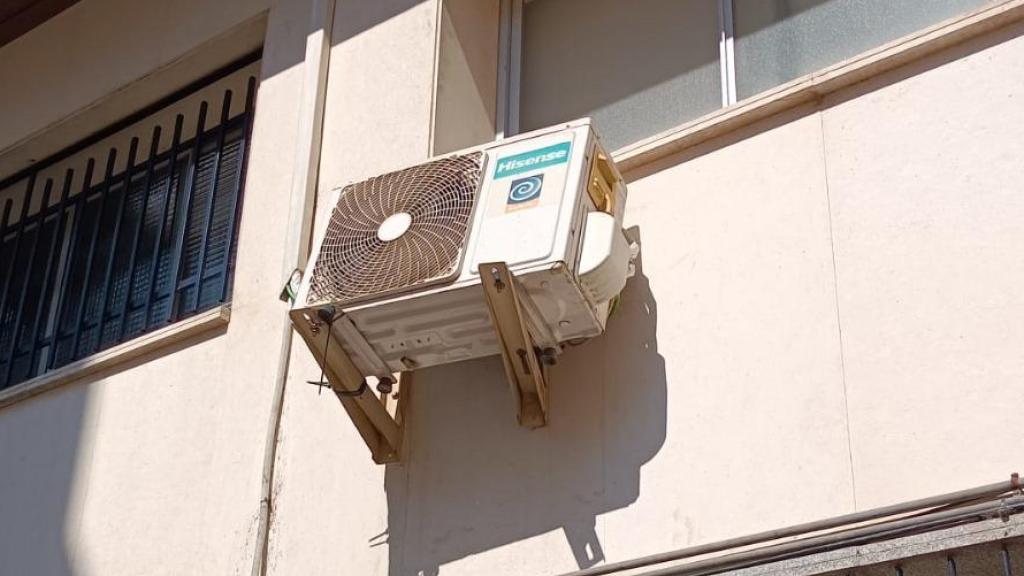 El aire acondicionado de la comisaría de Carabanchel.