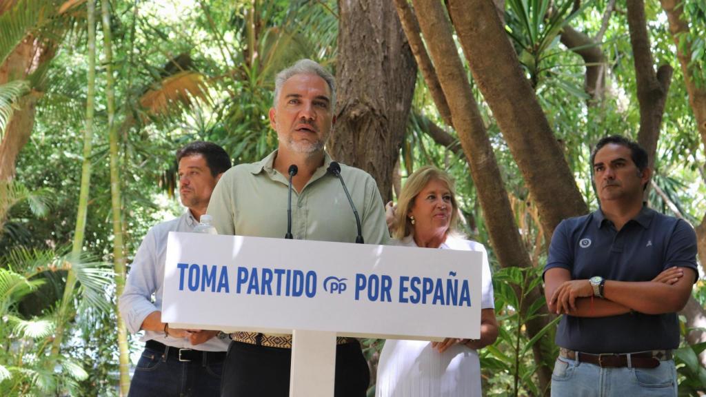 Elías Bendodo, este jueves en Marbella.