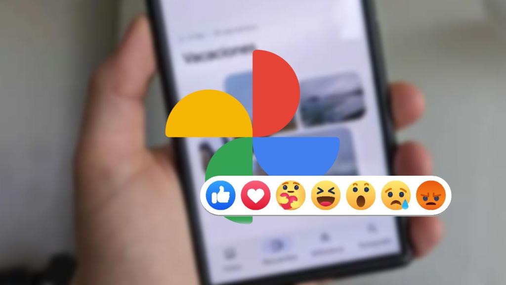 Reacciones en Google Fotos