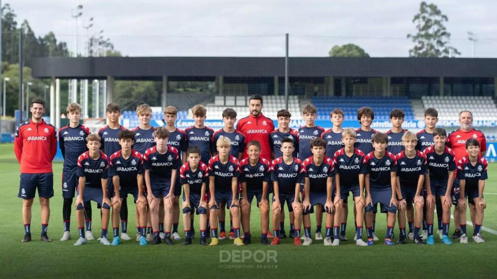 Imagen del Infantil A del RC Deportivo.