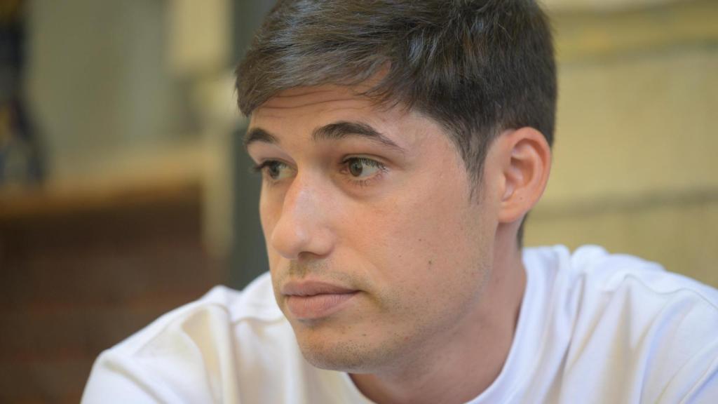 El portavoz socialista durante el encuentro con EL ESPAÑOL. Kike Taberner