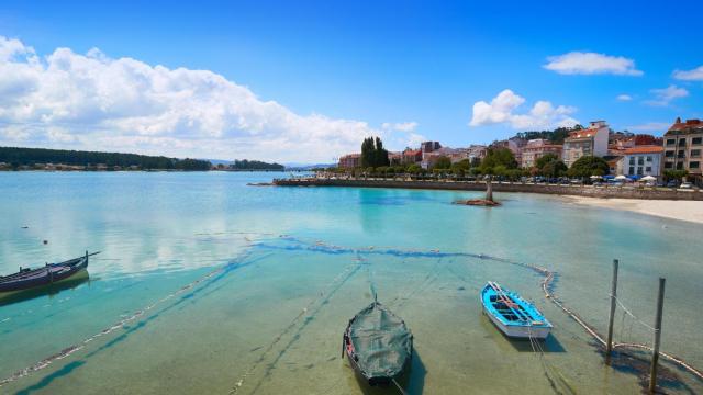 Playa de Peralto, en O Grove (Pontevedra)