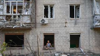 Resultado de un bombardeo ruso sobre la ciudad ucraniana de Donetsk, a mediados de julio.