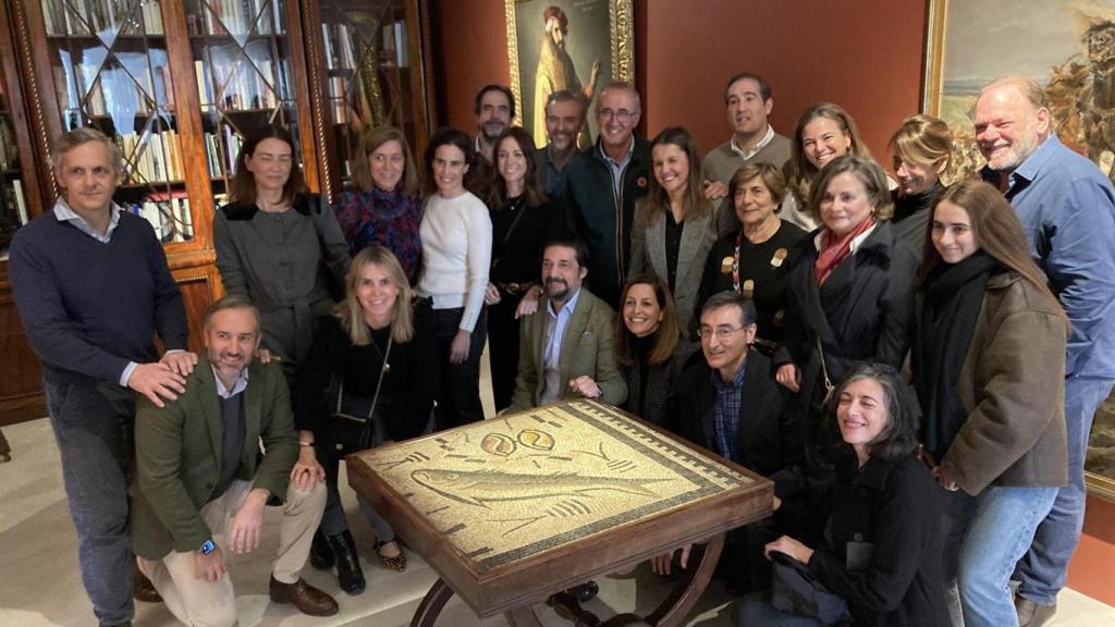 La biblioteca municipal de Nigrán (Pontevedra) expondrá definitivamente el mosaico romano de Panxón