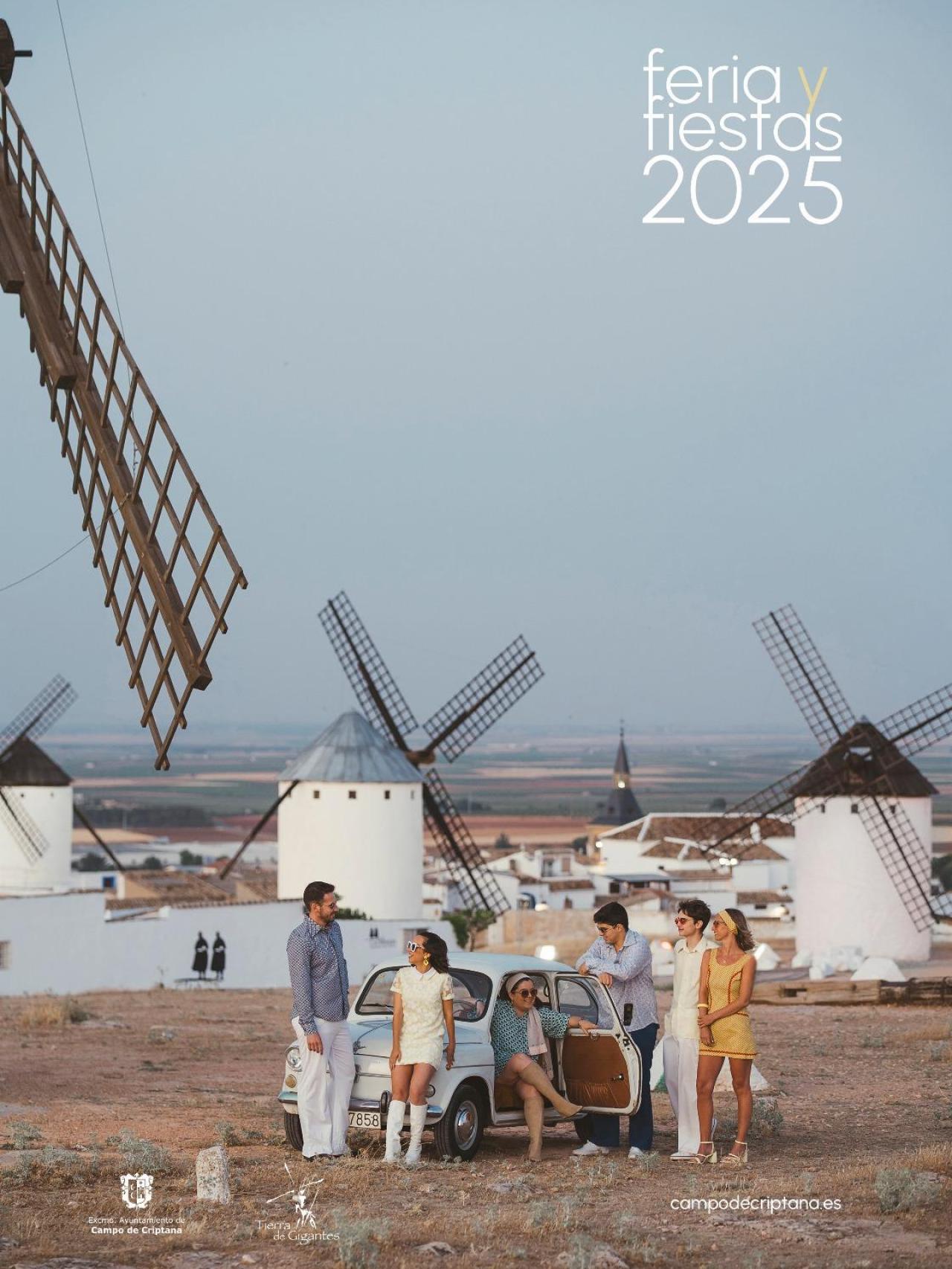 Cartel Feria y Fiestas 2025 Campo de Criptana
