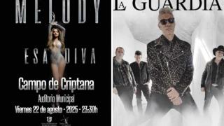 Cartel de los dos conciertos.