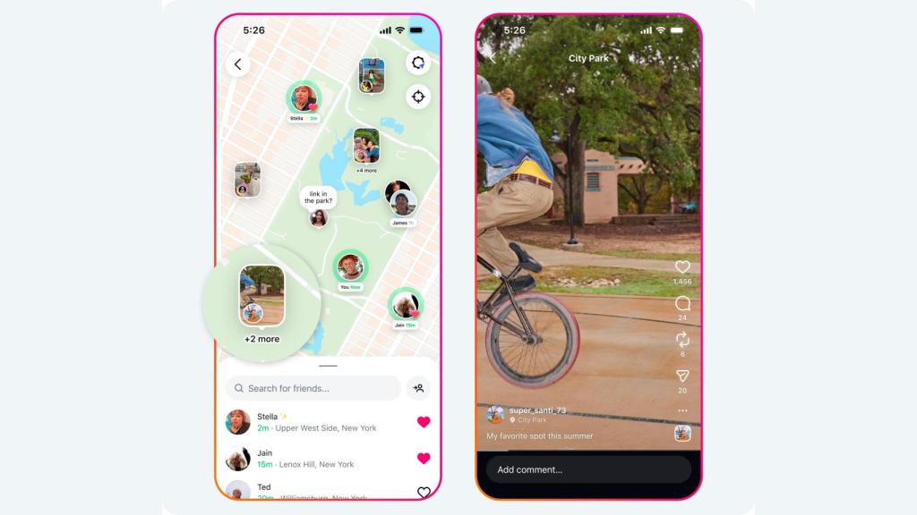 El mapa de Instagram