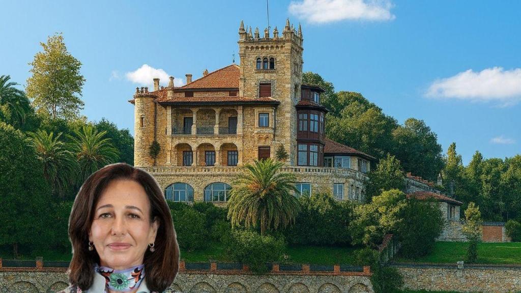 La mansión de Ana Botín (64) en Santander.