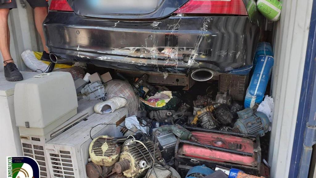 Parte de los residuos que iban a ser exportados