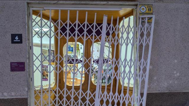 Establecimiento que fue objeto de robo en Caudete (Albacete). Foto: Guardia Civil.