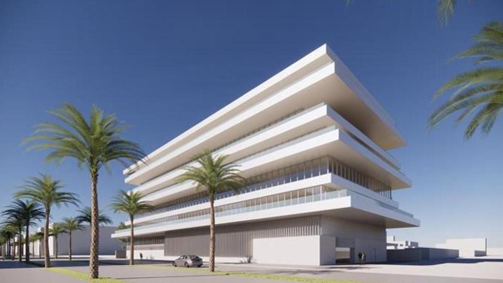 Diseño del edificio que el Ayuntamiento de Málaga proyecta en la calle Pacífico para usos municipales.