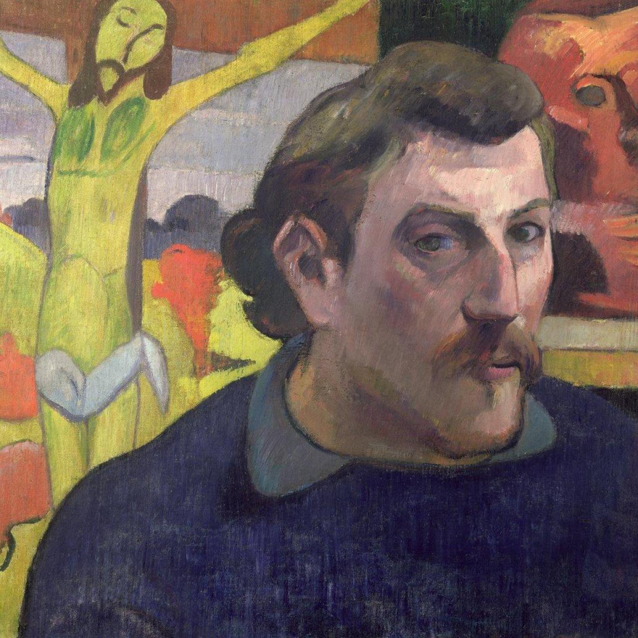 'Autorretrato con Cristo amarillo', de Paul Gauguin.