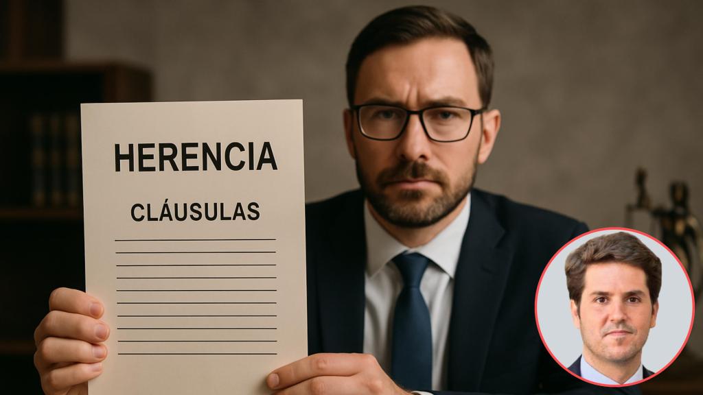 Montaje de un abogado junto a Jorge Werner.