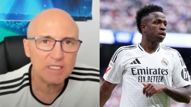 Maldini y Vinicius, en un fotomontaje