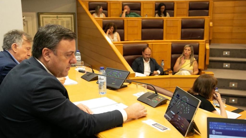 Instante de un pleno de la Deputación.