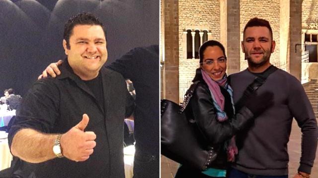 Antonio Salvato, antes y después de su transformación física.