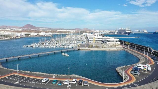 Puerto de Arrecife, en Lanzarote.