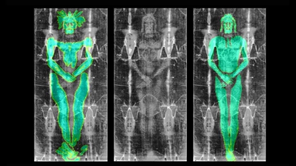 La superposición de las texturas generadas con modelos 3D muestra cuál se ajusta mejor a sus enigmática imagen.