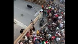 Momento de caos en Alcalá del Júcar. Foto: redes sociales / Pedro Pini.