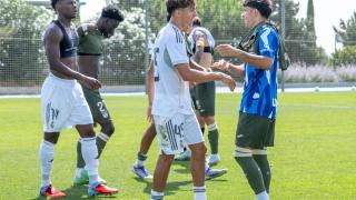 Thiago Pitarch, tras el amistoso a puerta cerrada contra el Leganés