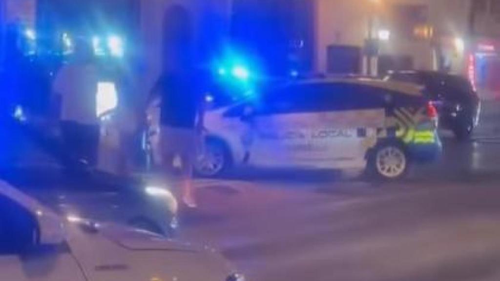 Una imagen de la intervención policial.