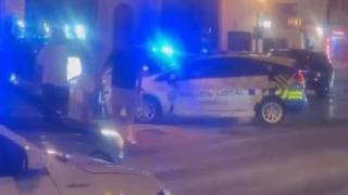 Una imagen de la intervención policial.