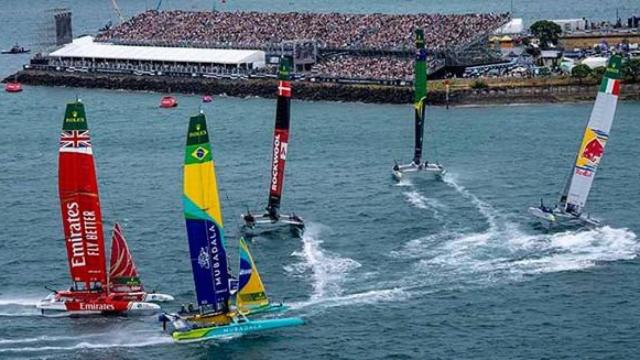 Una prueba de SailGP.