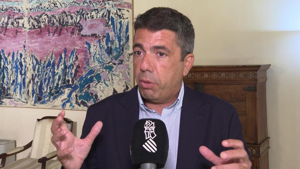 El president de la Comunitat Valenciana, Carlos Mazón.