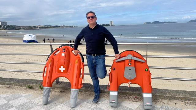 Drones acuáticos para mejorar la seguridad en las playas de Vigo.