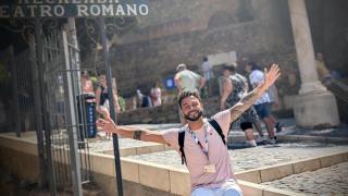 Keko, el guía que quiere que los malagueños redescubran Málaga.