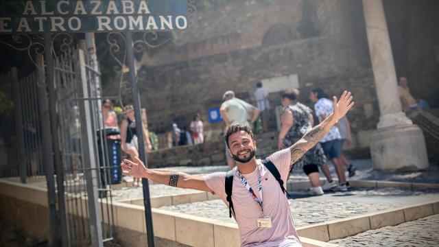 Keko, el guía que quiere que los malagueños redescubran Málaga.