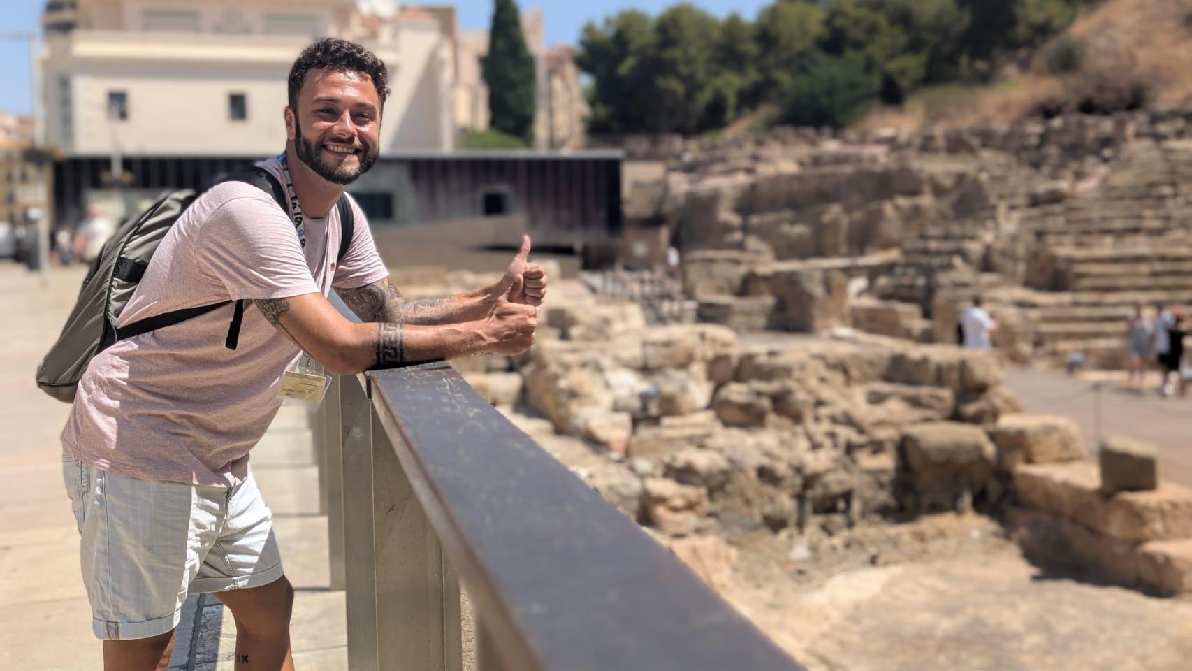 Una imagen de Keko en el Centro de Málaga.