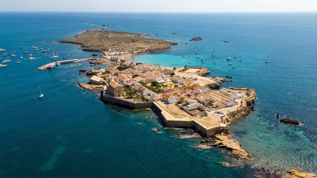 Vistas de la isla de Tabarca