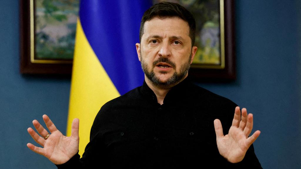 El presidente Zelenski busca crear una posición común europea.