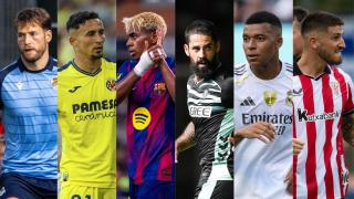 Montaje con varios jugadores de LaLiga.