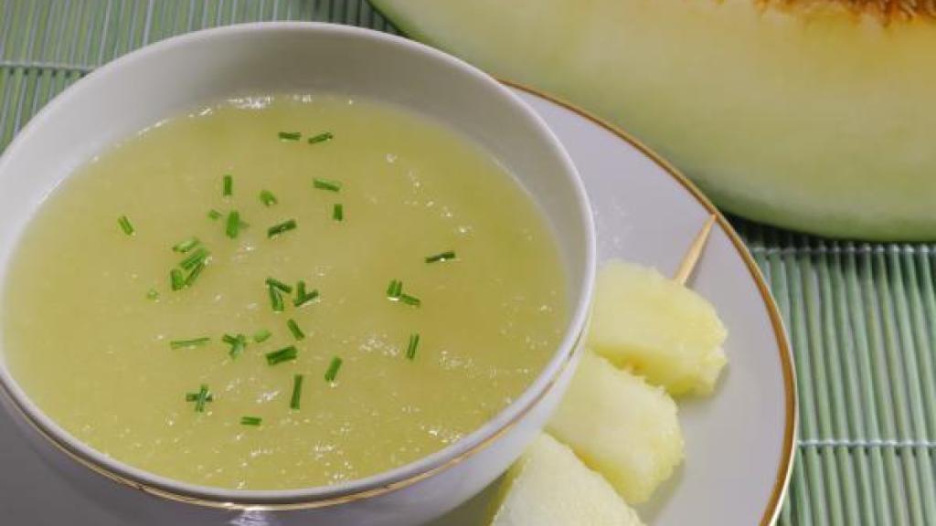 Salmorejo de melón. Foto: Campo y Alma.