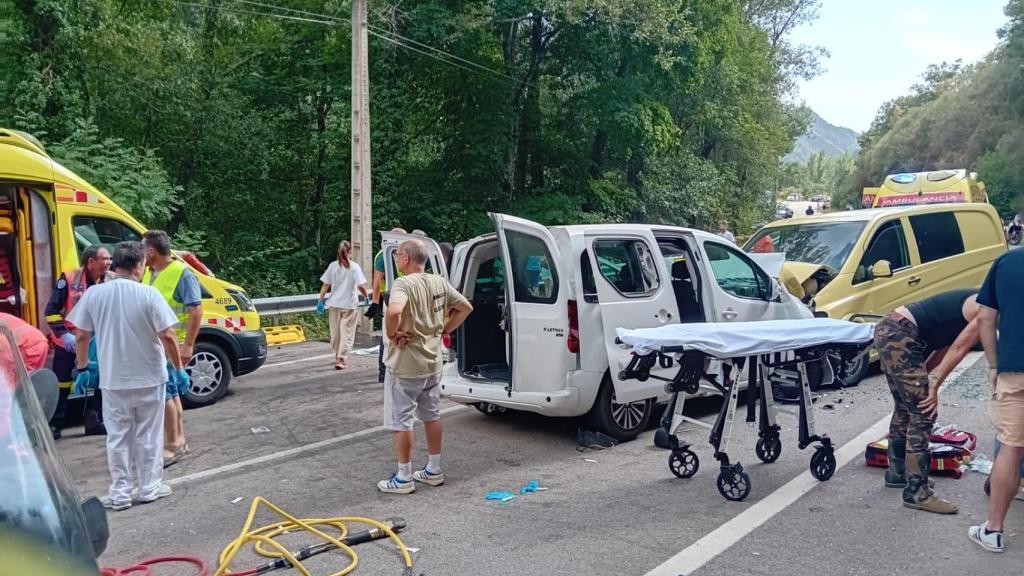 Accidente en Palacios del Sil