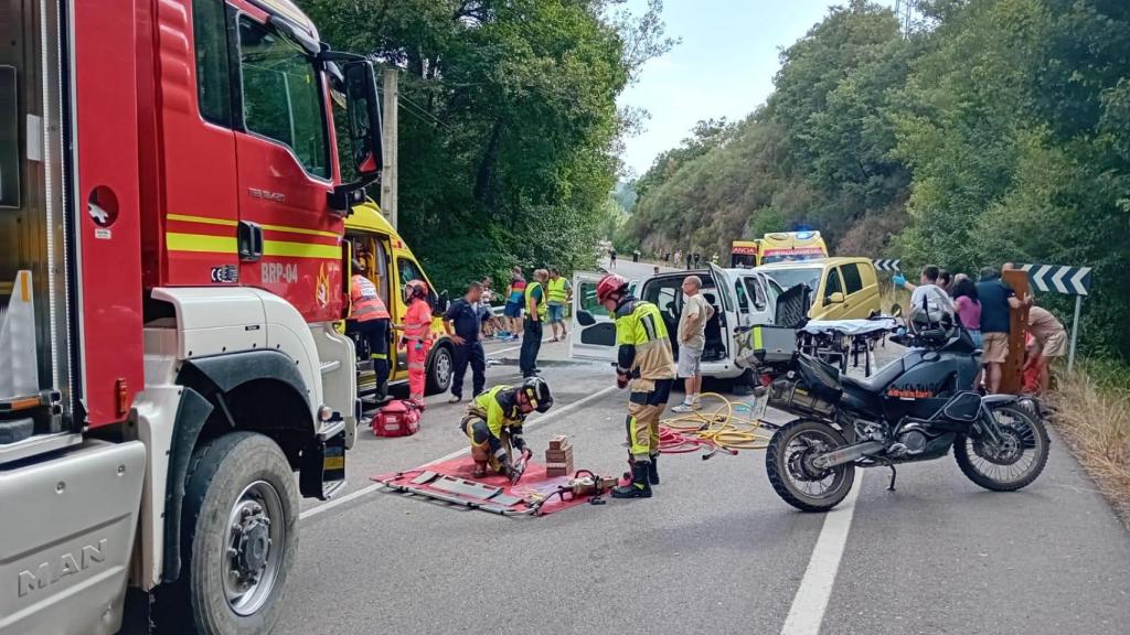 Accidente en Palacios del Sil